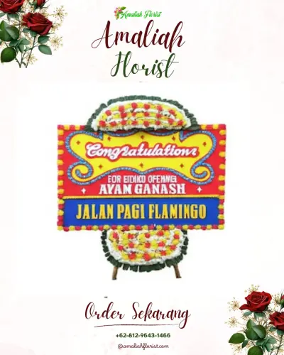 Bunga Papan Congratulation di Bongan